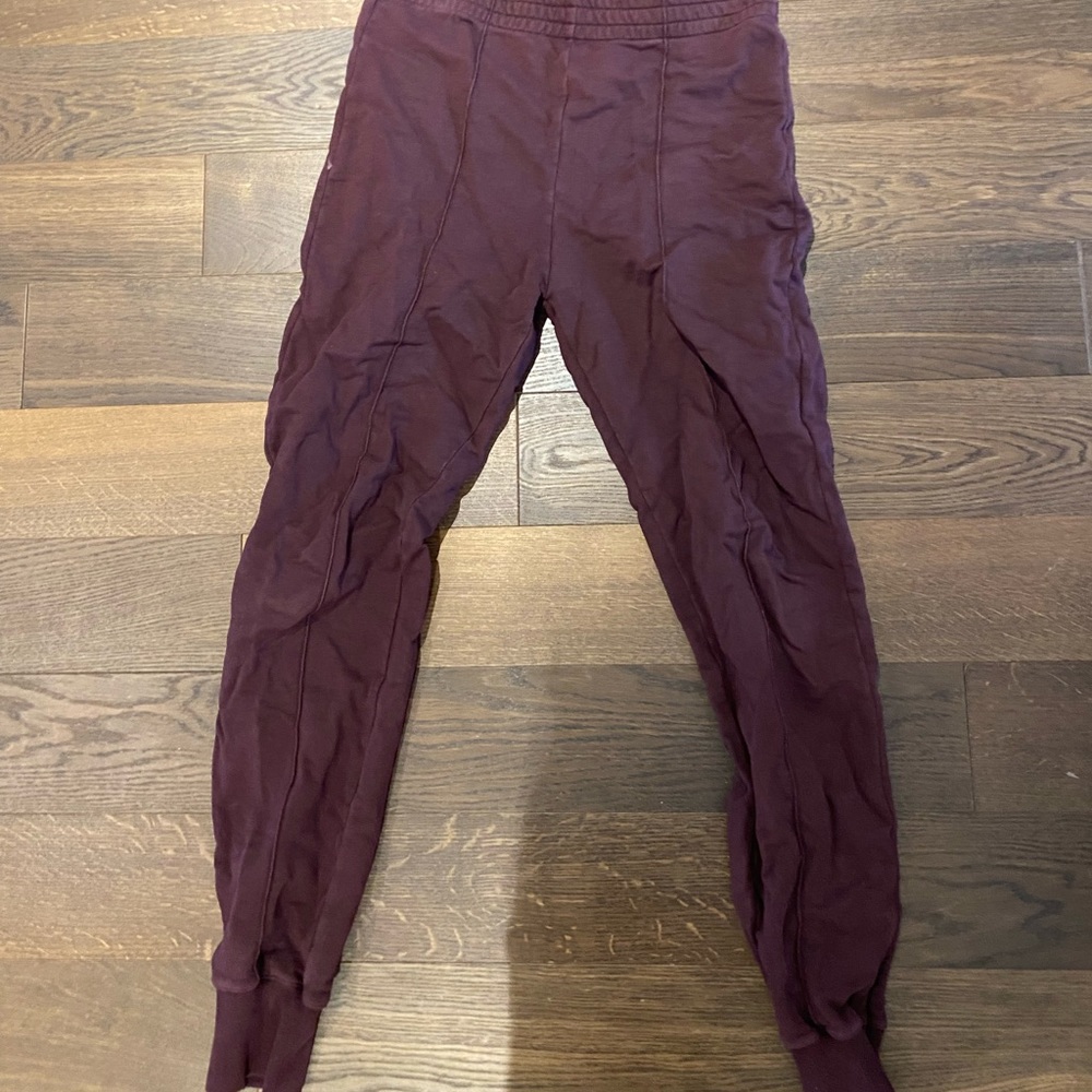 Yeezy season 5 burgundy sweatpants. Size M fits like large